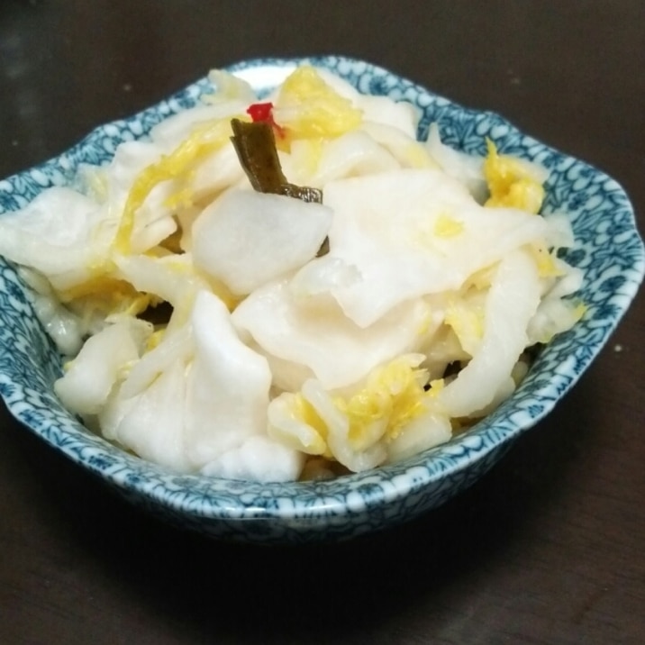 白菜とかぶの浅漬け